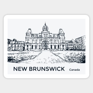 New Brunswick Canada Sticker